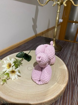 Perro crochet algodón peinado