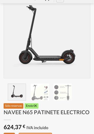Patinete Eléctrico NAVEE N65