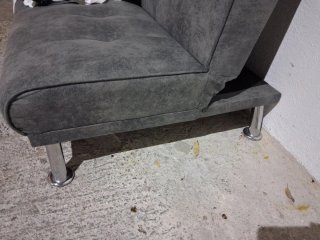 Sofá Cama Gris Tela