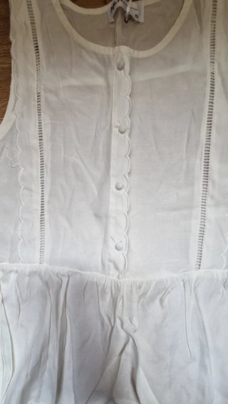 Blusa blanca Muse talla S nueva con etiqueta