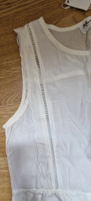 Blusa blanca Muse talla S nueva con etiqueta