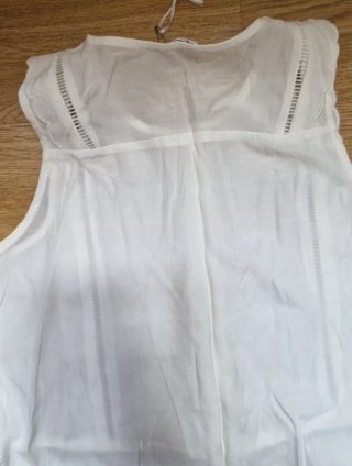 Blusa blanca Muse talla S nueva con etiqueta