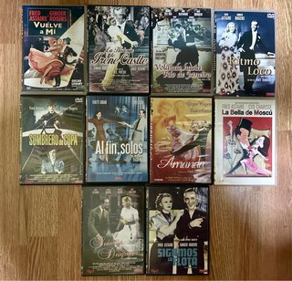 Lote Películas DVD Fred Astaire y Ginger Rogers Es