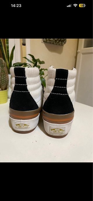 Zapatillas Vans SK8-Hi Plataforma Negras
