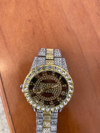 Reloj Cubano Dorado y Plateado