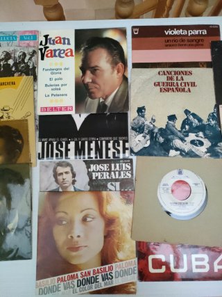 Lotes de Vinilos Variados Folk y Pop Rock
