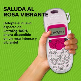 DYMO etiquetadora portátil rosa oficina etiquetas