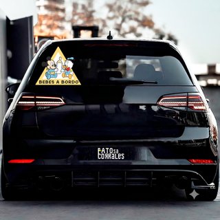 Pegatina Bebé a bordo Mickey Mouse para coche
