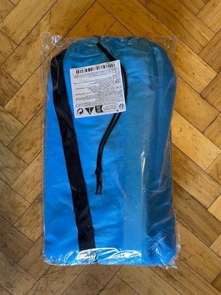 Sofá inflable portátil azul