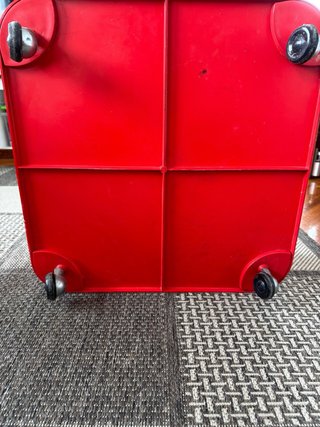 Caja roja vintage años 60