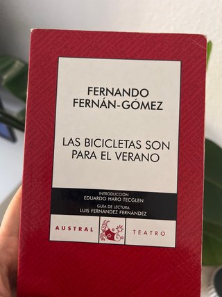 Libro juvenil Las bicicletas son para el verano