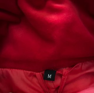 Abrigo bomber rojo