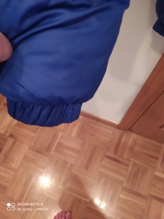 Plumífero Tommy Jeans Talla S Azul/Gris