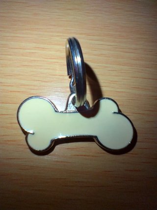 Ciondolo piccolo a forma di osso per cane MyFamily
