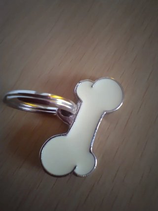 Ciondolo piccolo a forma di osso per cane MyFamily