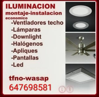 Instalación VENTILADORES de techo
