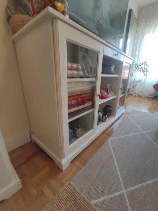 Muebles de salón blancos