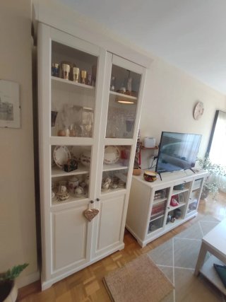 Muebles de salón blancos