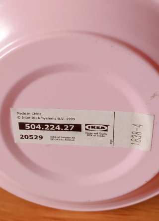 Candelabro Rosa estrellas Ikea 21 CM