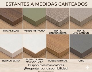 Estantes a Medida Canteados