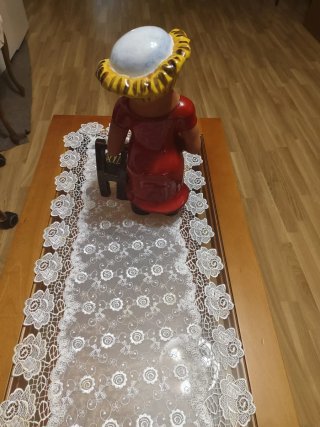 Figura payaso decorativa cerámica