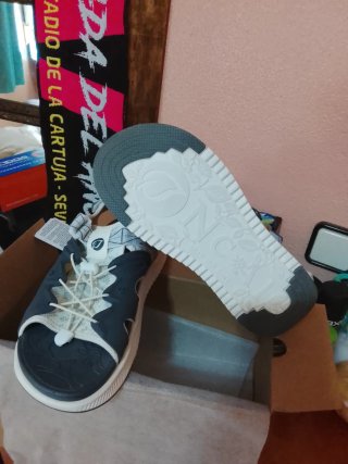 Sandalias ONCAI Azul y Blanco