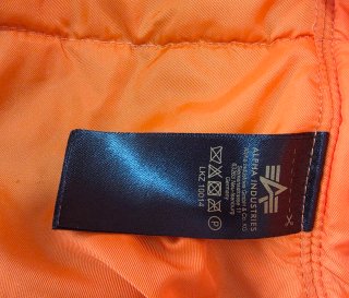 Chaqueta Alpha Industries Negra