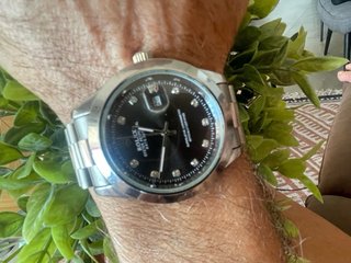 Rolex Datejust Esfera Negra Diamantes