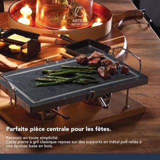 - Artesà parrilla piedra mármol gourmet