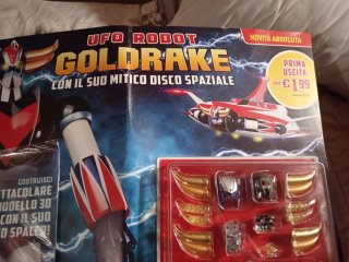 UFO Robot Goldrake - Completo di Telecomando