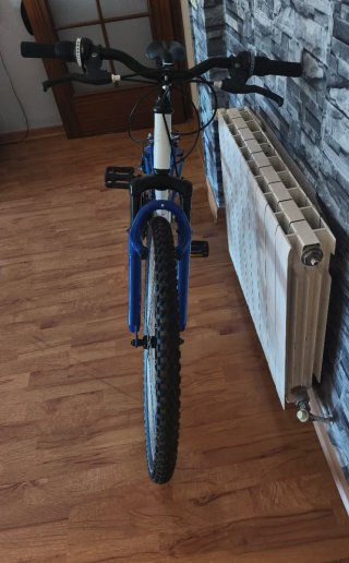 Bicicleta Denbike Doble Suspensión Blanca