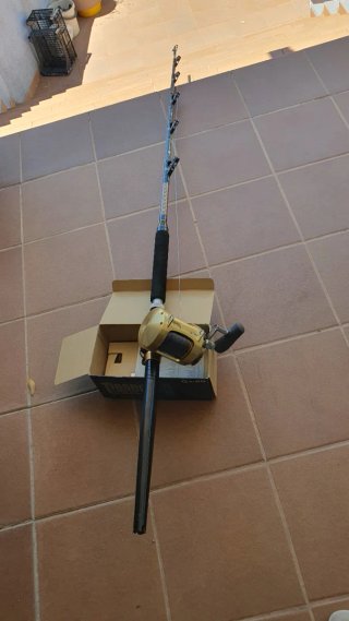 Equipo pesca brumeo nuevo
