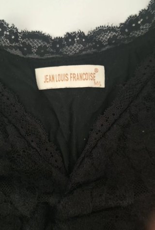 Maglioncino donna manica lunga nero