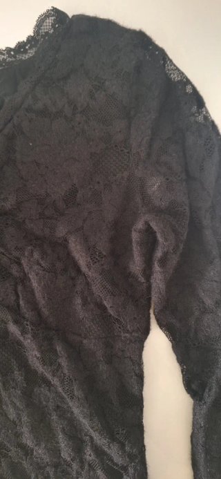 Maglioncino donna manica lunga nero