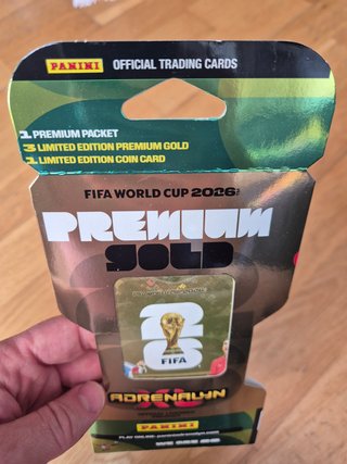 Panini Adrenalyn Mundial 2026 Premium Gold
