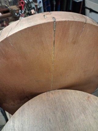 Taburete madera estilo Bauhaus Racionalista
