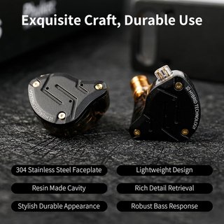 KZ auriculares multidriver hi-fi con micrófono