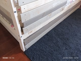 Cama infantil casita madera. 206x102x182 cm