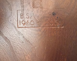 6 Sillas Ercol mod.375.años 60s. Originales . Olmo