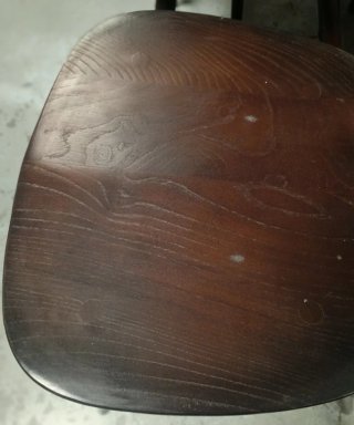 6 Sillas Ercol mod.375.años 60s. Originales . Olmo