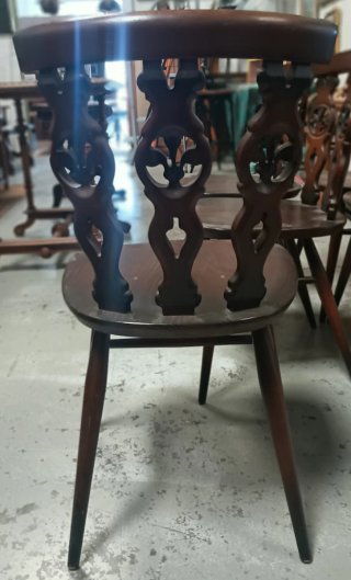 6 Sillas Ercol mod.375.años 60s. Originales . Olmo