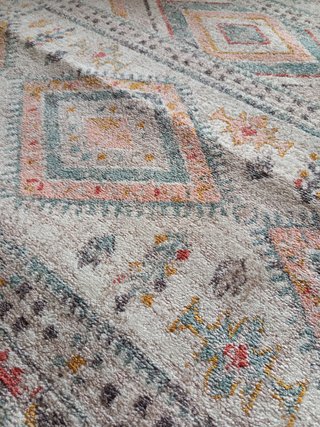 Alfombra Bohemia Beige Multicolor