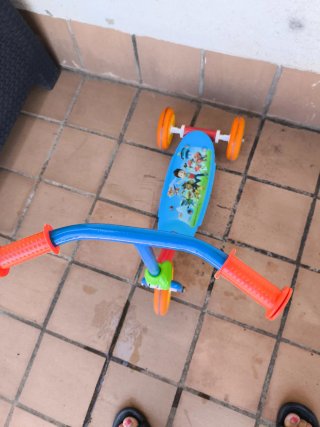 Patinete infantil 3 ruedas Paw Patrol