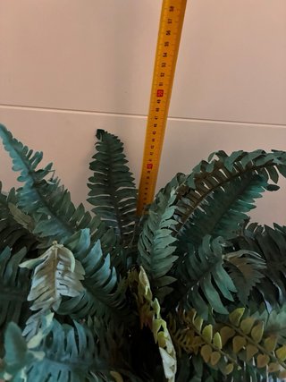 Planta de helecho artificial