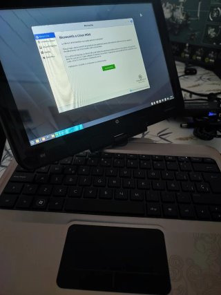 HP TouchSmart tm2 Portátil Plata/Negro