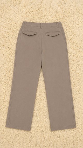 Pantalón H&M recto beige T.36