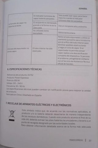 Cafetera Cecotec Power Espresso 20 Bar