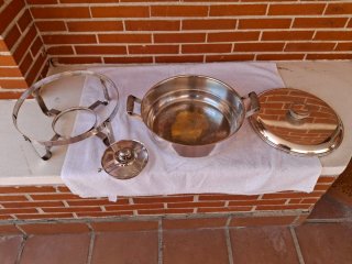 Chafing Dish Acero Inoxidable 36cm de dia.
