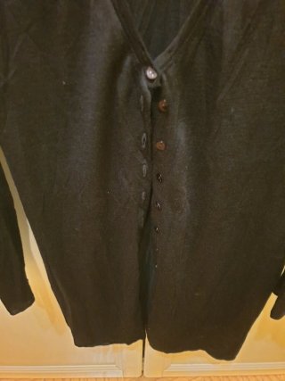 Cardigan leggero nero