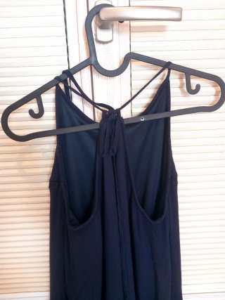 Vestido negro con encaje